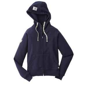 Roots women's Riverside roots73 Navy Blue Full Zip Hoodie